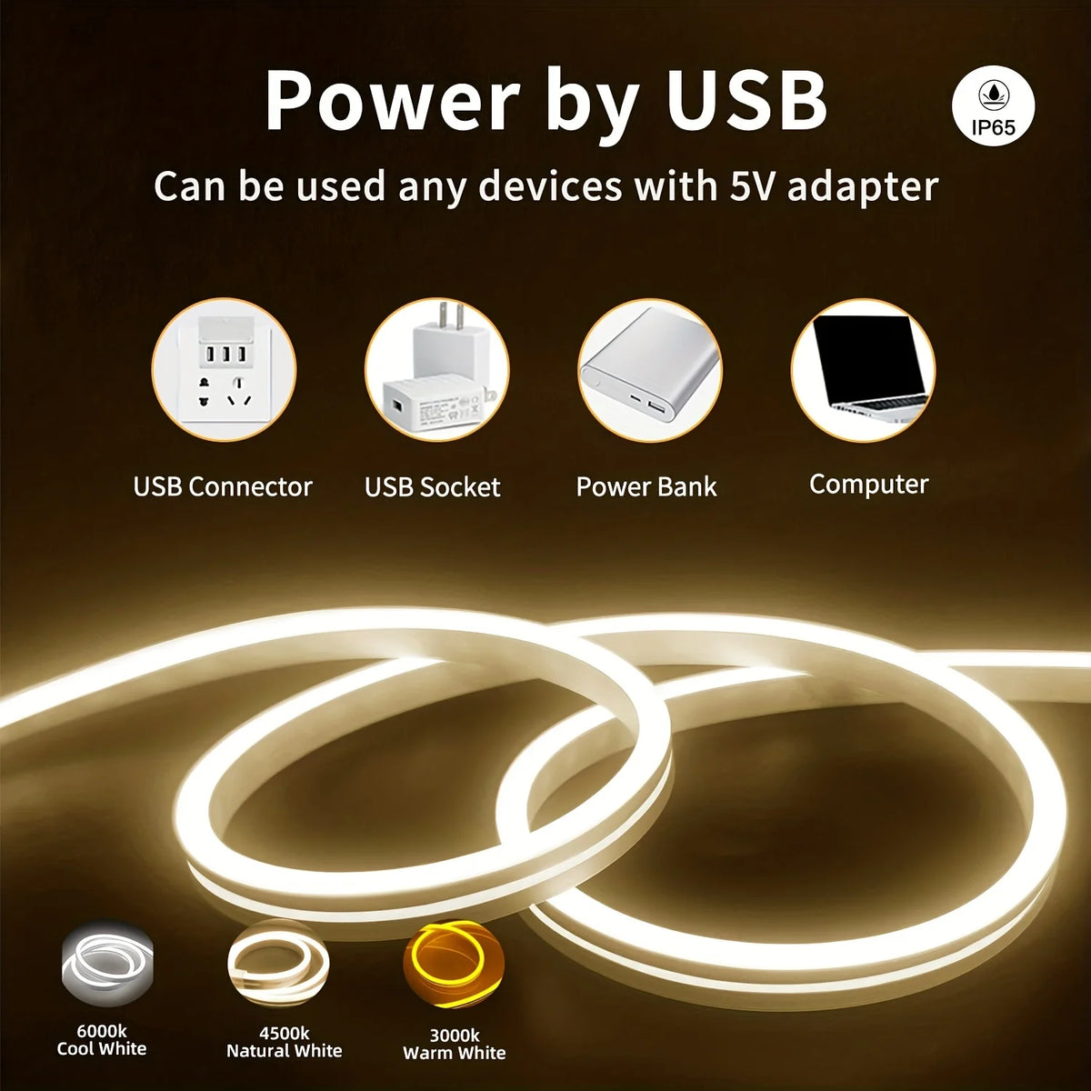 Flexible Neon Glow LED Strip Light