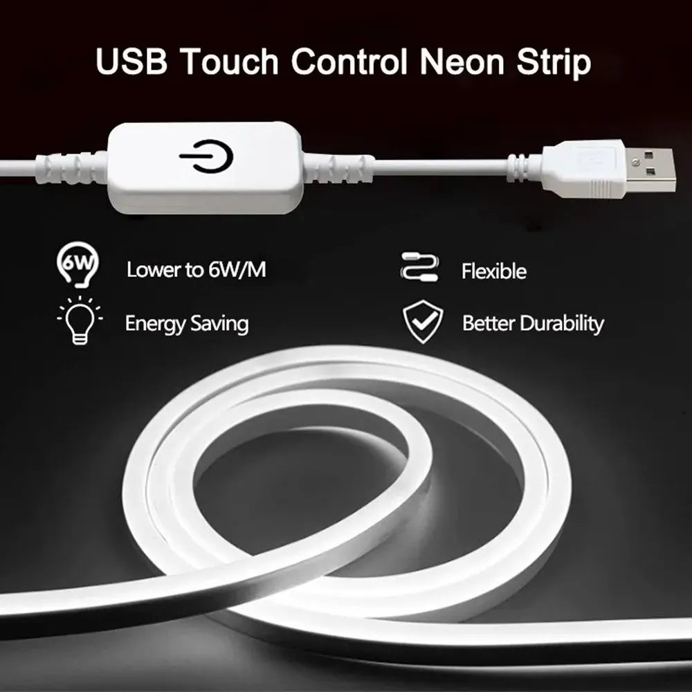 Flexible Neon Glow LED Strip Light