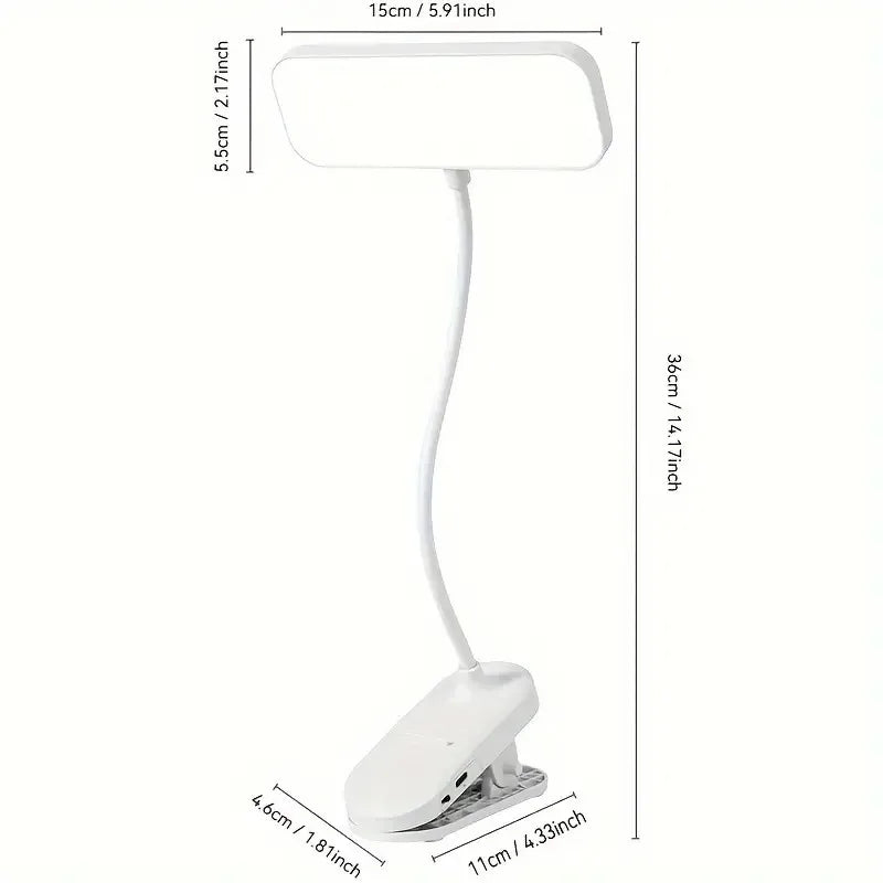 USB Clip-On LED Desk Lamp