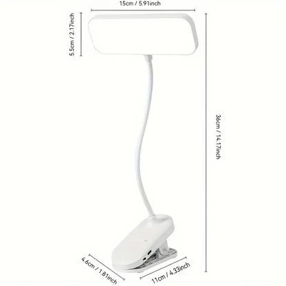 USB Clip-On LED Desk Lamp